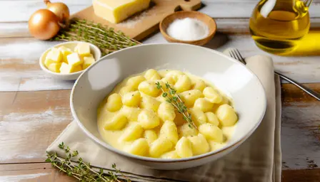Cremet Gnocchi i Flødesovs i Airfryer