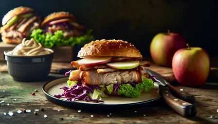 Klassiske Ovnbagte Flæskestegssandwiches med Sprøde Svær