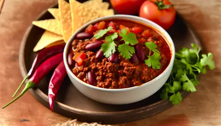 Krydret Chili con Carne i Airfryer