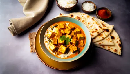 Krydret Cremet Butter Tofu i Airfryer