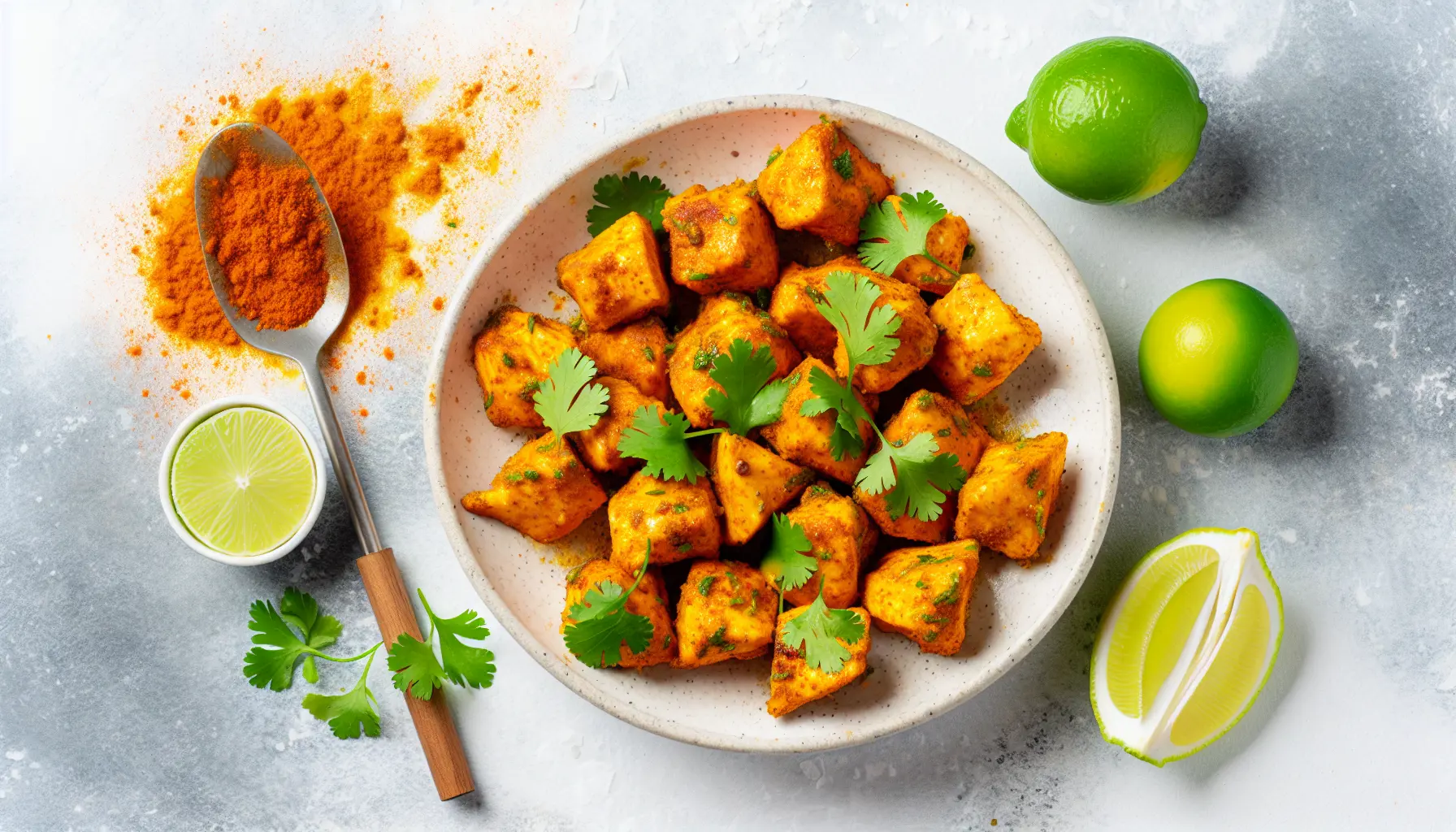 Krydret Kylling Tikka i Airfryer