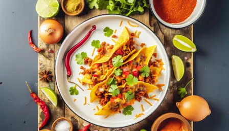 Krydret Mini Enchiladas med frisk koriander