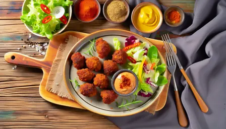 Krydret Oksekødsbites i Airfryer