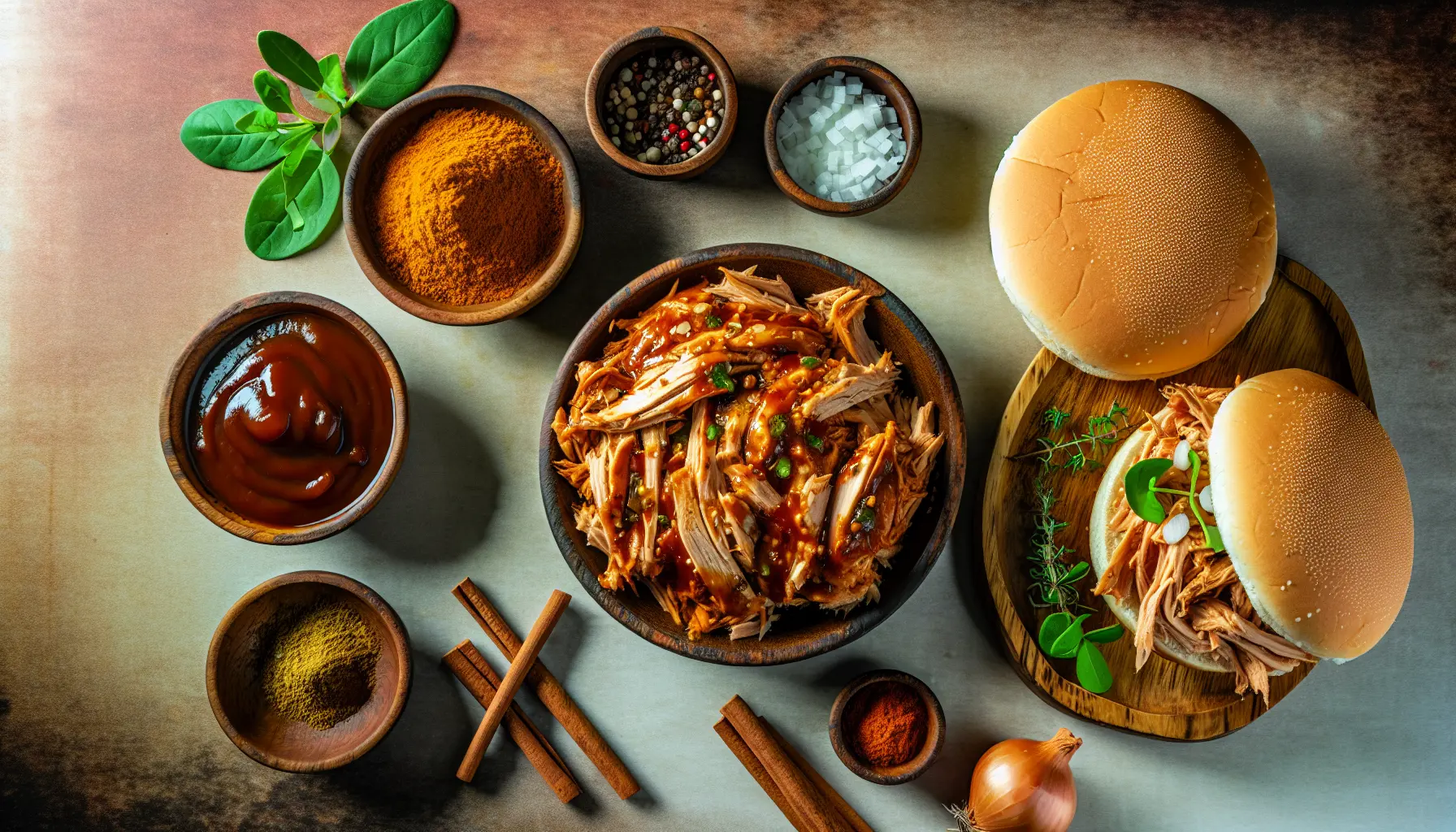 Krydret Saftig Pulled Chicken