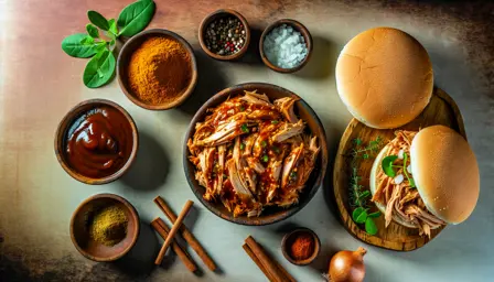 Krydret Saftig Pulled Chicken