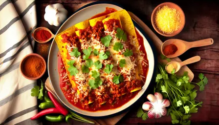 Krydret Saftige Enchiladas
