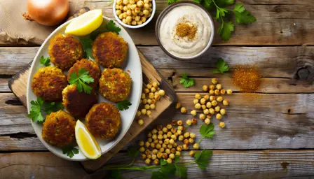 Krydret Sprød Falafel i Airfryer