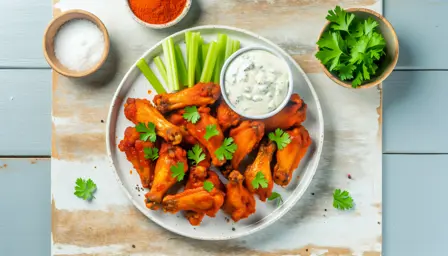 Krydret Sprøde Buffalo Wings