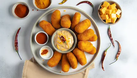 Krydret Sprøde Chili Cheese Nuggets