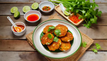 Krydret Thai Fiskekager i Airfryer