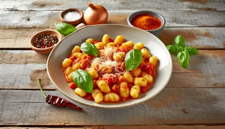 Lækker Krydret Gnocchi med Tomatsauce