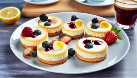 Lækre Mini Cheesecakes i Airfryer