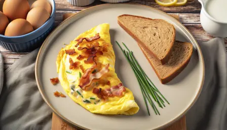 Luftige Æggekager med Sprødt Bacon