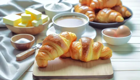 Luftige Croissanter med Smørsmag