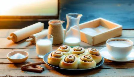 Luftige Kanelsnegle med Krydret Fyld