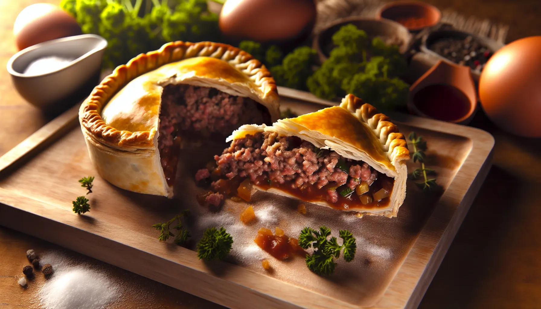 Sprød Klassisk Meat Pie