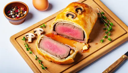 Saftig Beef Wellington med sprød butterdej