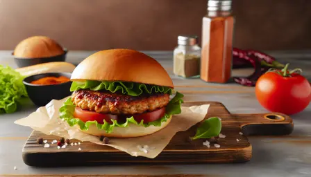 Saftig Beyond Burger med Krydret Smag