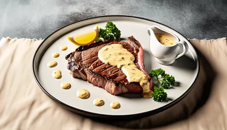 Saftig bøf med bearnaisesauce