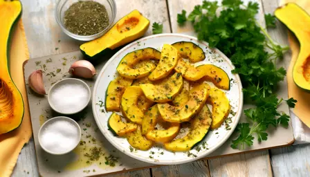 Saftig Grillet Squash med Urter