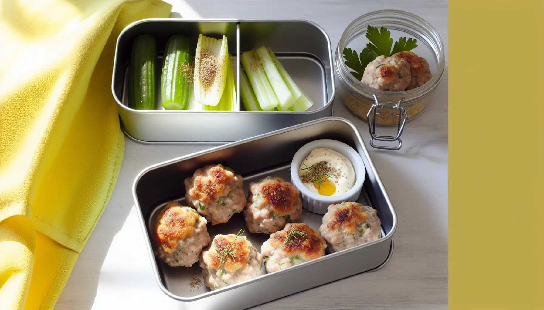 Saftige kyllingefrikadeller med frisk fennikel