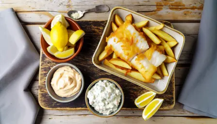 Sprød Fish and Chips med Hjemmelavet Remoulade