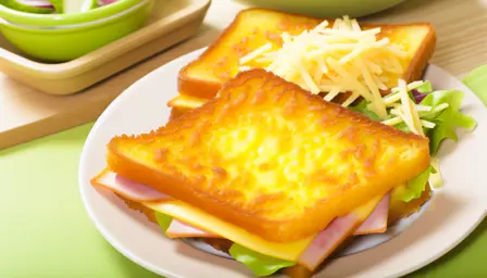 Sprød Klassisk Croque Monsieur
