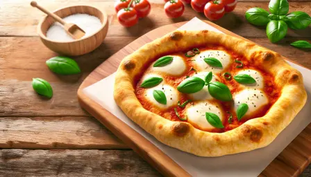 Sprød Pizza Margherita i Airfryer