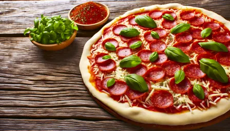 Sprød Pizza Pepperoni i Airfryer