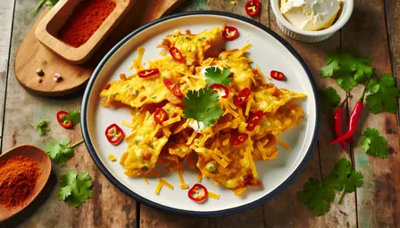 Sprøde Chili Cheese Tops med smeltet ost og frisk chili