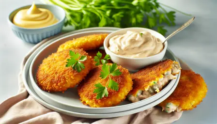 Sprøde fiskefrikadeller med hjemmelavet remoulade