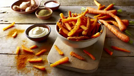 Sprøde Gulerodsfries i Airfryer