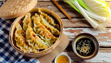 Sprøde gyoza i airfryer
