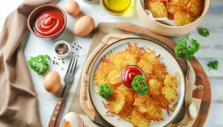 Sprøde Hjemmelavede Hash Browns