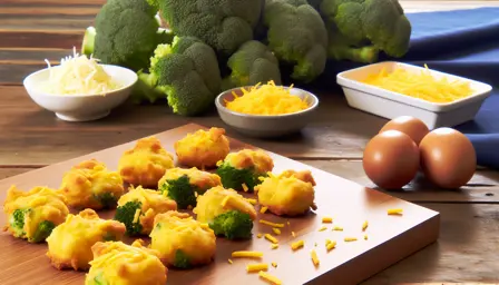 Sprøde indbagte broccoli- og ostebidder