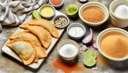 Sprøde Klassiske Empanadas på tallerken