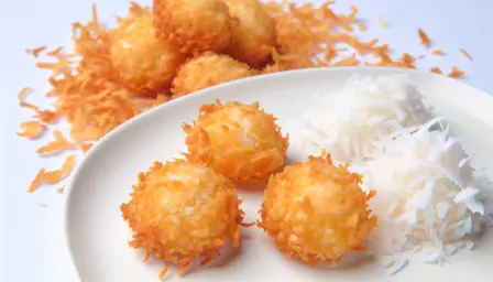 Sprøde Kokosmakroner i Airfryer