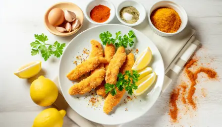 Sprøde Kyllingefingre med Parmesan