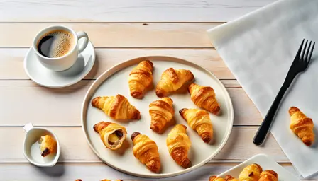 Sprøde Mini Croissanter