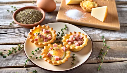 Sprøde mini tærter i airfryer