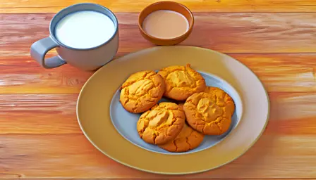 Sprøde Peanut Butter Cookies